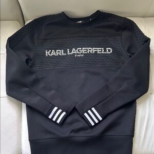 KARL LAGERFELD Black Men's Sweater